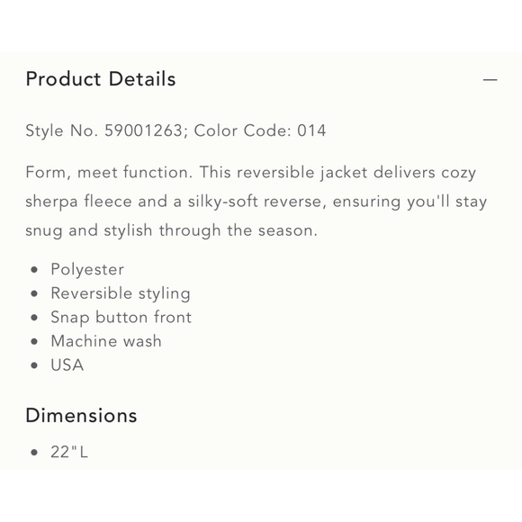 Anthropologie Leona Reversible Sherpa Jacket NWT SZ XL - Picture 8 of 10